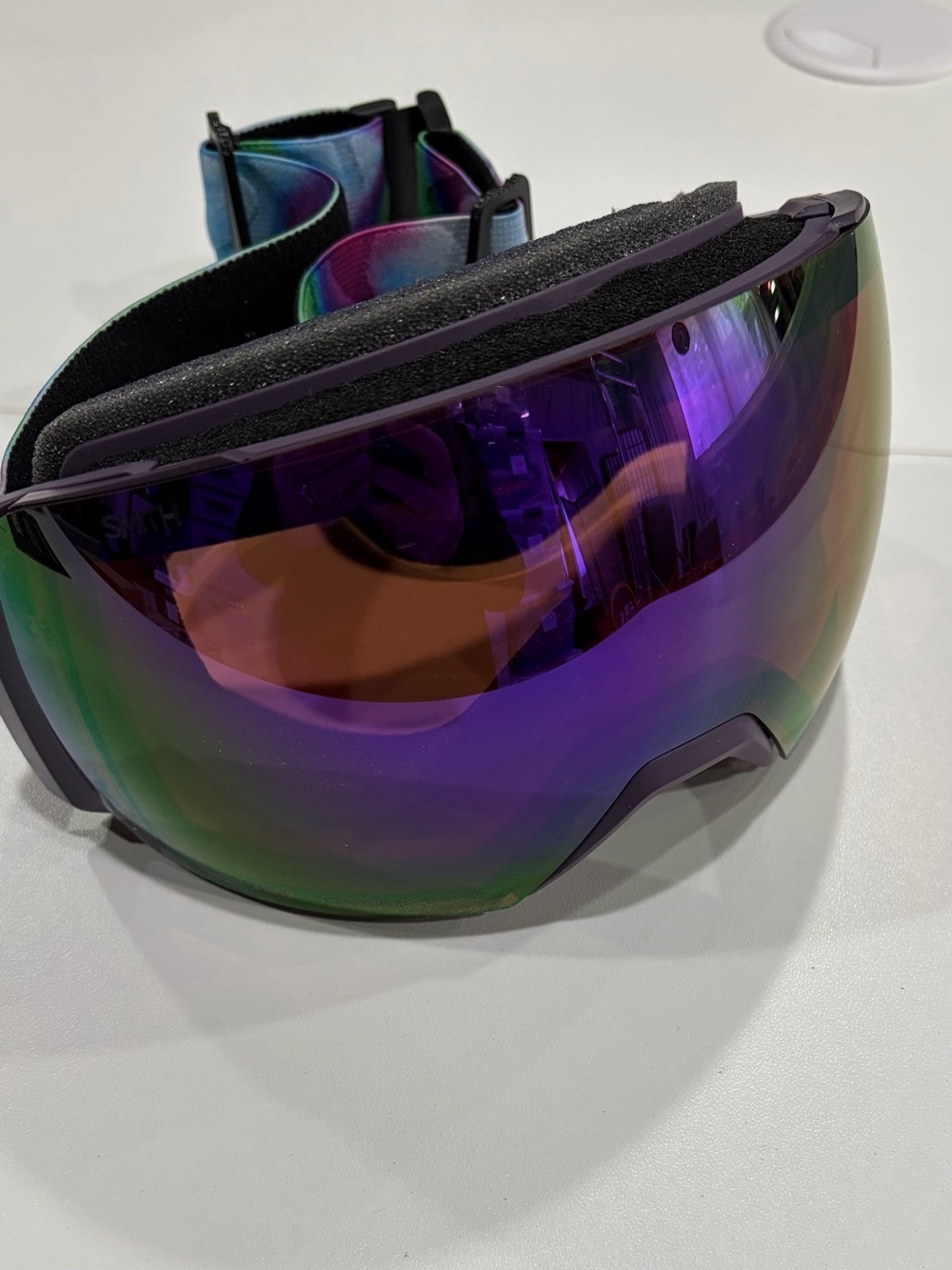 Smith Adult I/O Mag XL Size XL Ski Goggles Chromapop Purple NWT OTG Fits Glasses